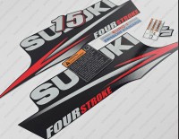 Suzuki DF15 15hp Four Stroke - 2010 - 2013 Outboard Decal Kit Suzuki DF15 15hp Four Stroke - 2010 - 2013 Outboard Decal Kit